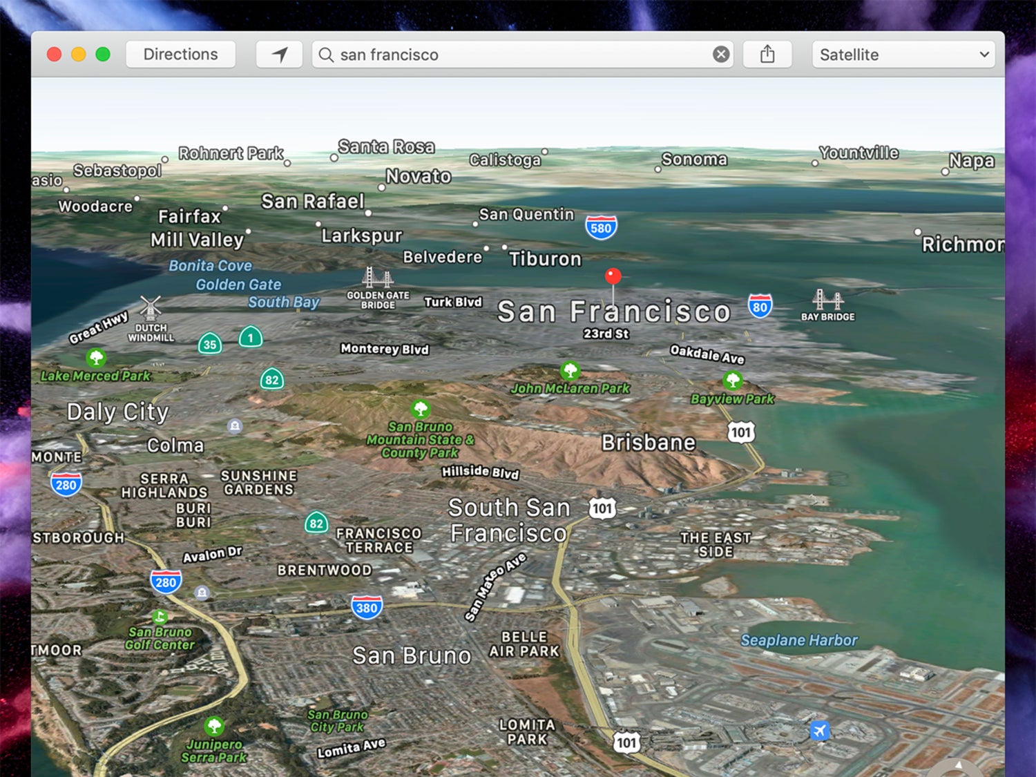 Apple Maps in a web browser