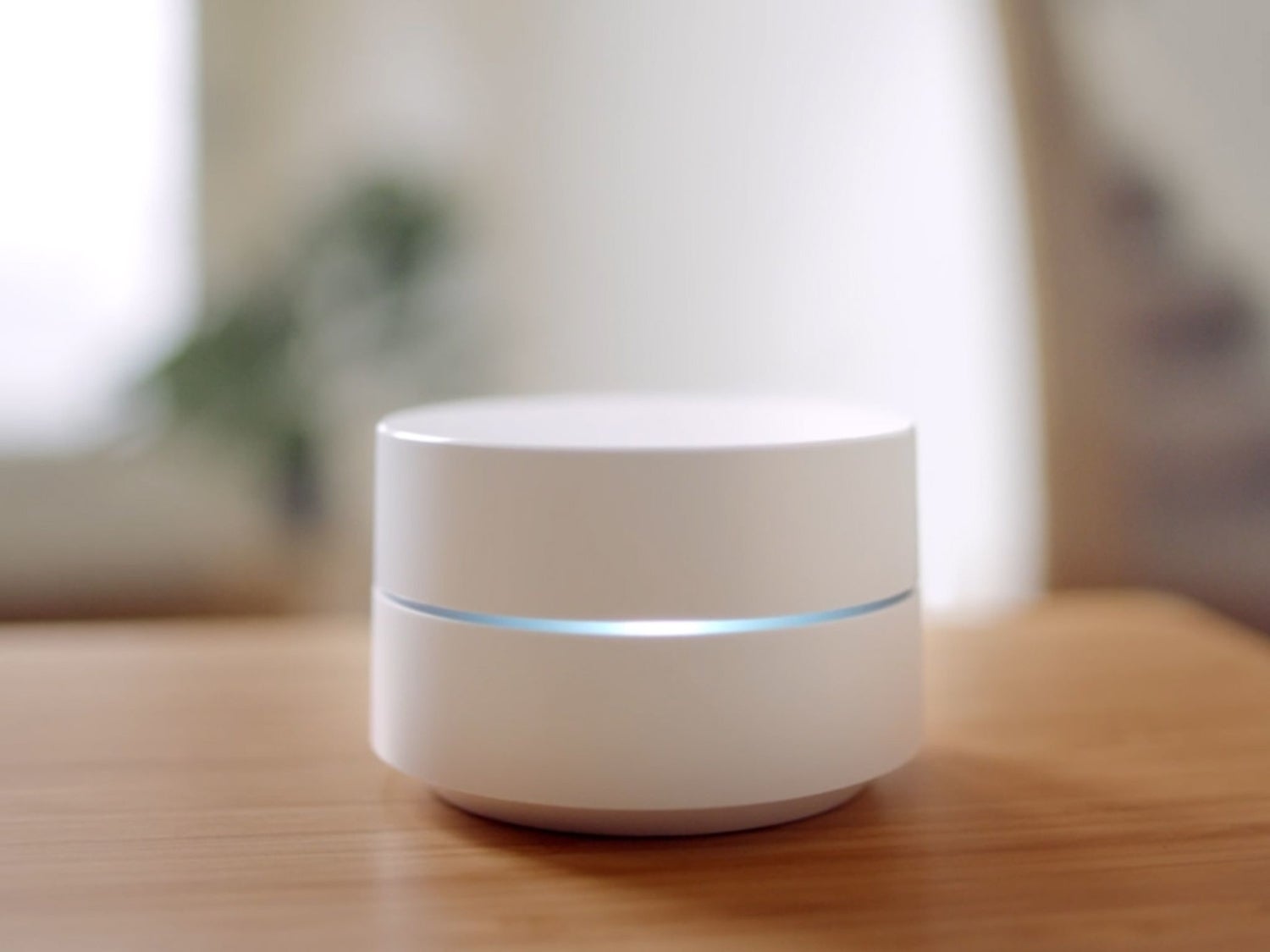 A Google mesh networking device, useful for setting up a mesh network in your home to boost a weak Wi-Fi signal.