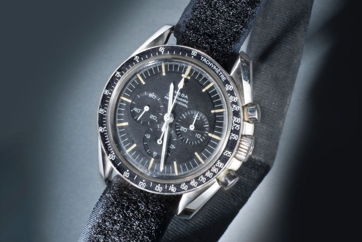 omega watch worn on the moon