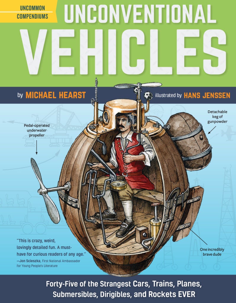 Cover of Unconventional Vehicles by Michael Hearst, illustrated by Hans Jenssen