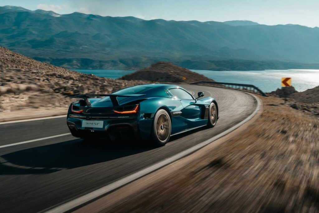The Rimac Nevera goes from 0 to 100 MPH in 4.3 seconds