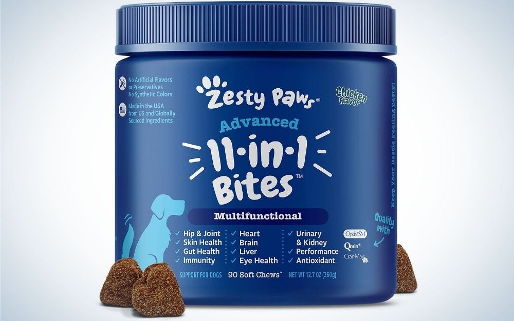 Zesty Paws are the best dog vitamins
