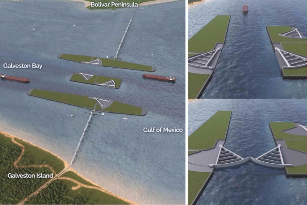 Texas’s 82-foot-tall storm-gate plan may have some gaping holes