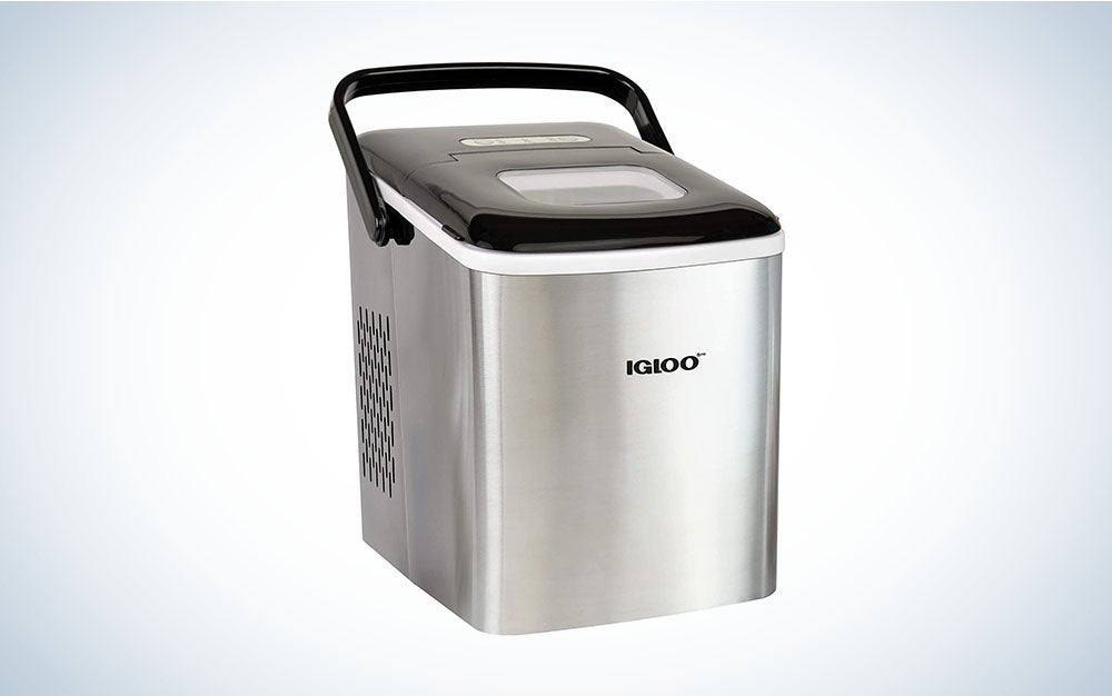 The Igloo Automatic Self-Cleaning Portable Electric Countertop Ice Maker Machine is the best way to keep cool.