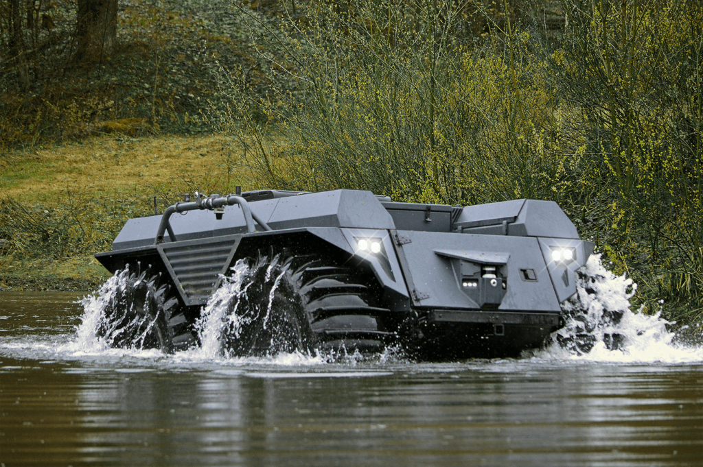 The new Mission Master XT is a massive military self-driving pack mule