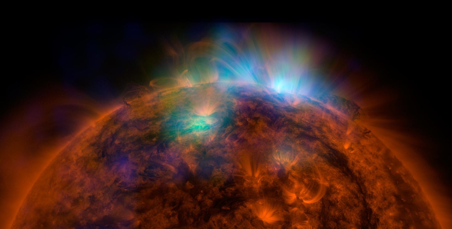 the sun as seen with x-rays