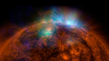the sun as seen with x-rays