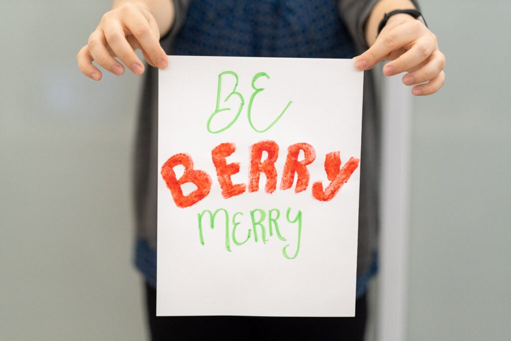 be berry merry card