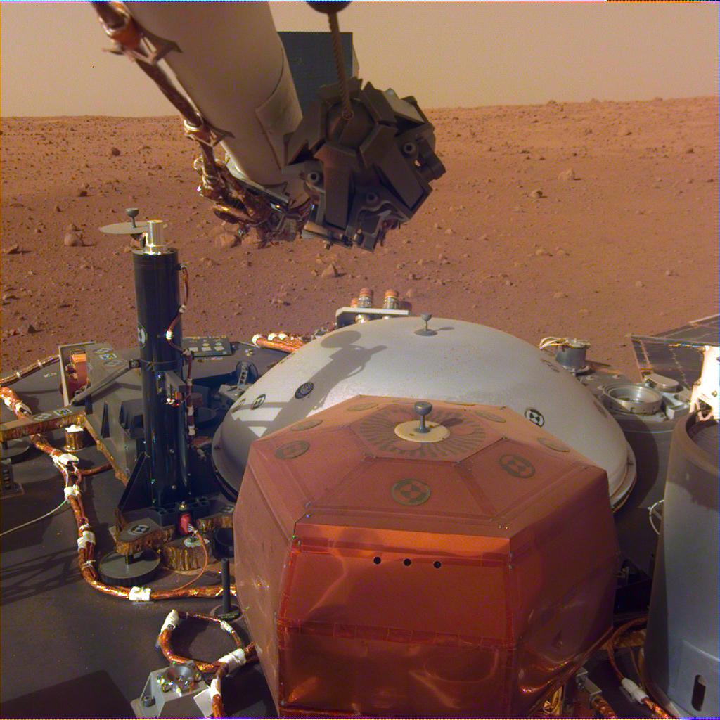 MEGAPIXELS: This is a Martian selfie from the InSight lander