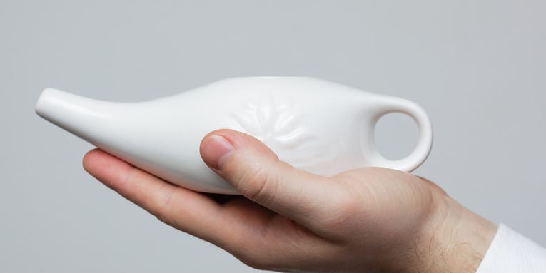 Neti pots are actually very safe—if you use them properly