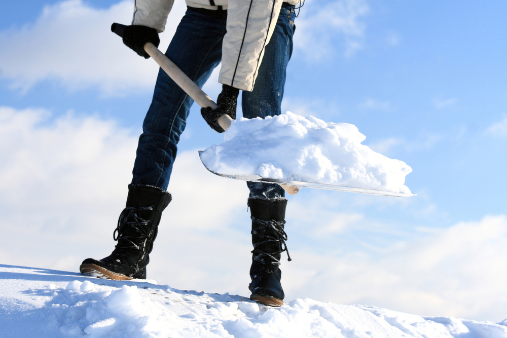 How to shovel snow without hurting yourself
