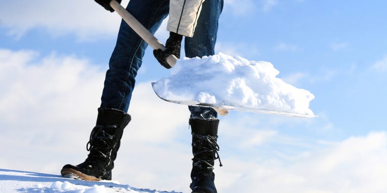 How to shovel snow without hurting yourself