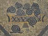 Detail of a 4th century mosaic of a basket of snails