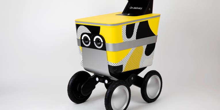 Self-driving, burrito-carrying rovers are going to talk to us with their eyes