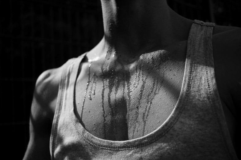 human body sweat