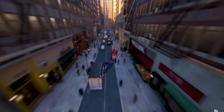 Marvel’s Spider-Man PS4 game twists physics to make web-swinging super fun