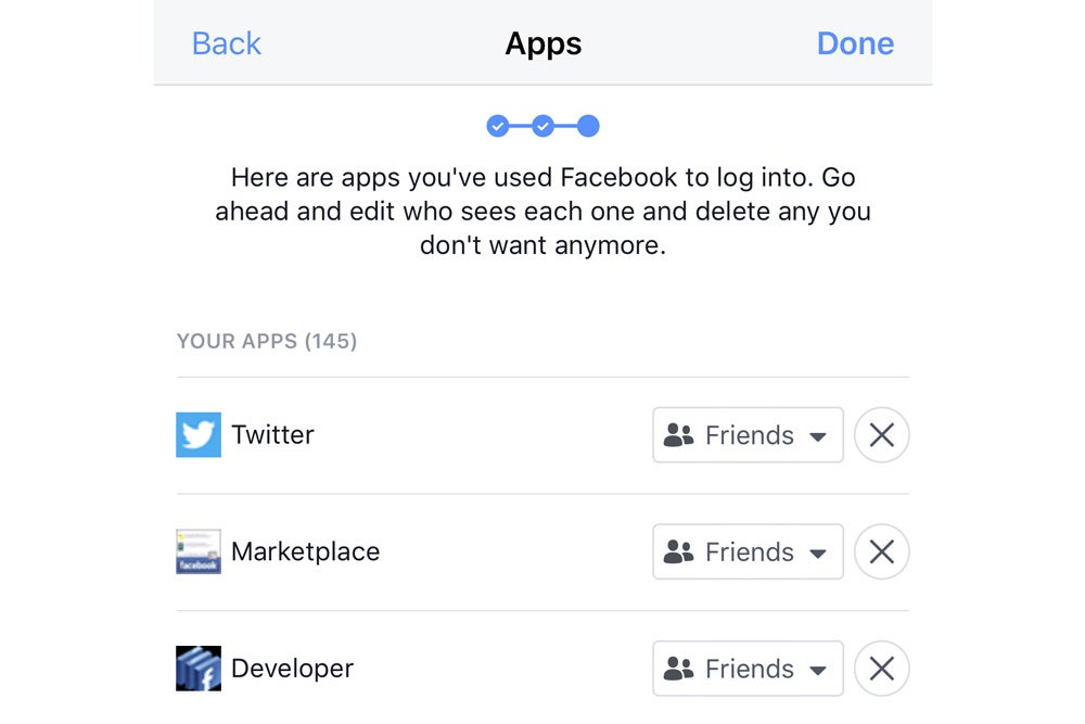 Facebook Apps checkin