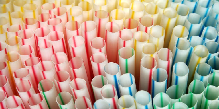 We suck at recycling straws—so maybe we should ban them