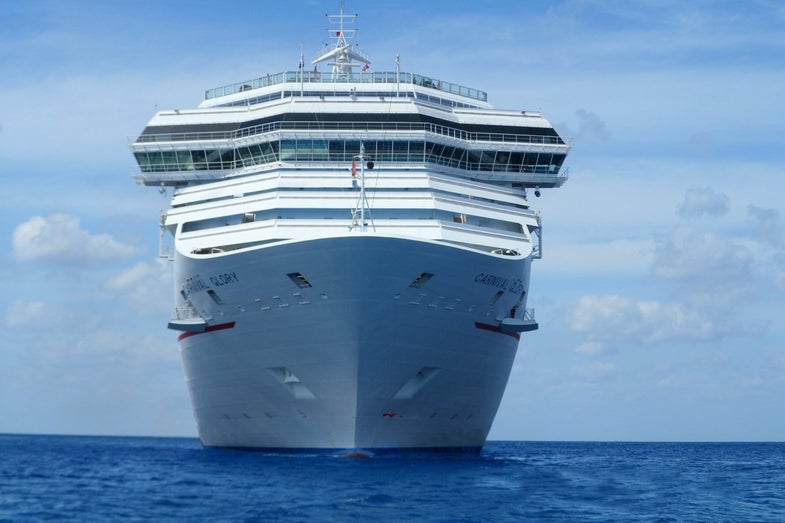a cruise ship