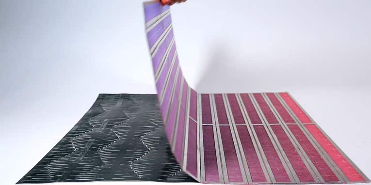 This textile’s twitching tendrils hint at a future of programmable materials