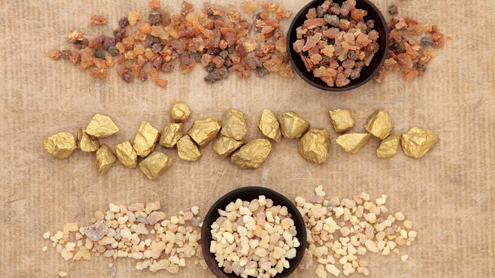 Gold frankincense and myrrh botanical explanation