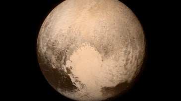 Pluto as seen just before the New Horizons flyby