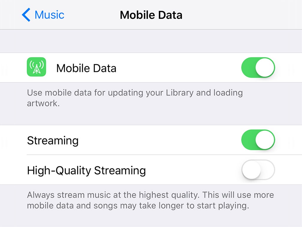 Apple Music data