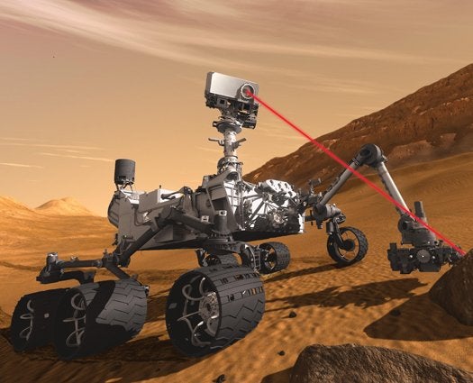 It may have seemed presumptuous to award a Mars rover that had yet to successfully land on the Martian surface, but the <a href="https://www.popsci.com/tags/bown-2011/">Curiosity</a> was a wager well worth taking. The rover was five times the weight of prior rovers, which meant it could carry a generator good for 700 earth days and enough instruments to collect samples, vaporize rocks, and carry onboard samples for further testing. But, mind you, Curiosity couldn't pull off any of that until it landed safely, a task carried out by the sky crane. Because of Curiosity's weight, it couldn't land on airbags as prior rovers had, so engineers started from scratch and came back with a thruster-controlled platform that would safely lower the rover to the surface. And on August 6 it did just that.