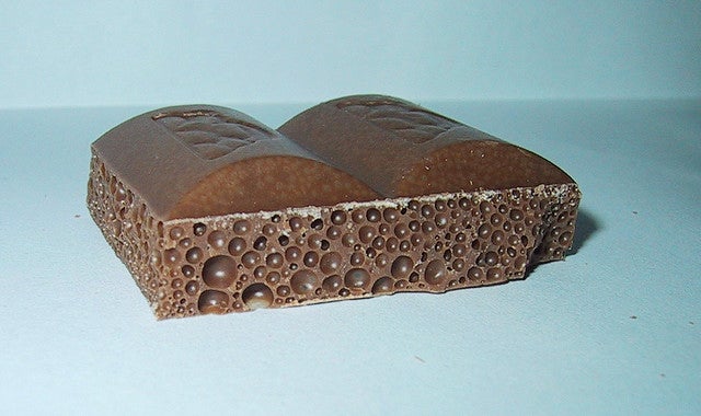 Air Bubbles in Chocolate