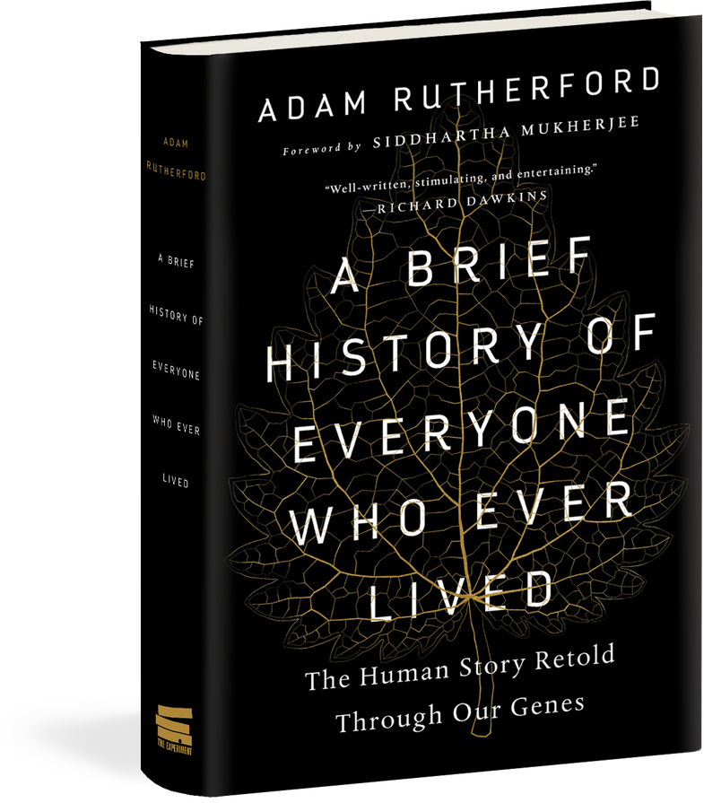 brief history cover, black cover gold outline of a leaf with white text