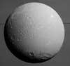 Dione, a moon of Saturn.