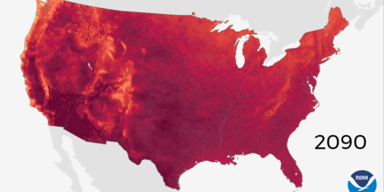 These beautiful, terrifying maps show how hot we’ll get in 2090