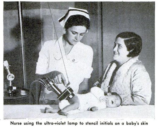 A nurse with a baby