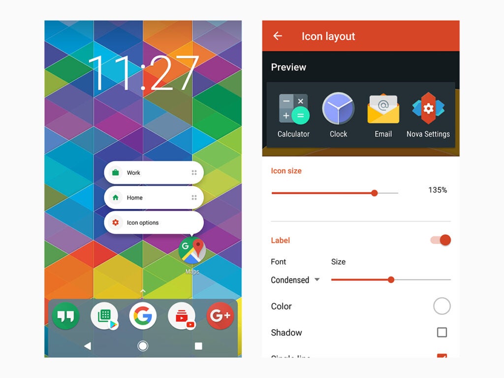 Nova Launcher Android app