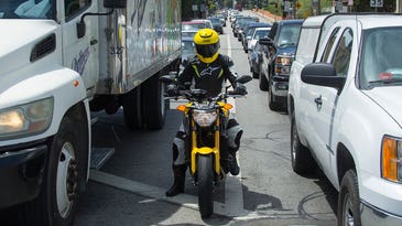 How well does Tesla’s autopilot detect lane-splitting motorcycles?