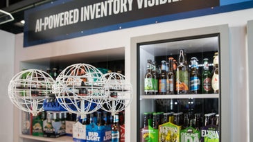 These automated drones know when the supermarket is out of beer