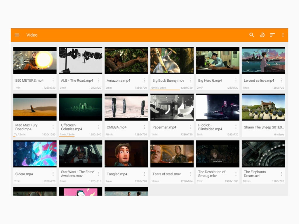 VLC Player Android app