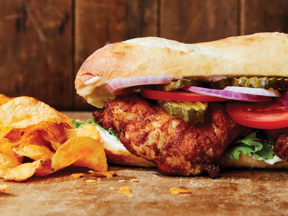 A fried catfish po’boy makes for the perfect summer lunch.