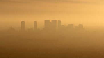 Smog Los Angeles cloud seeding response