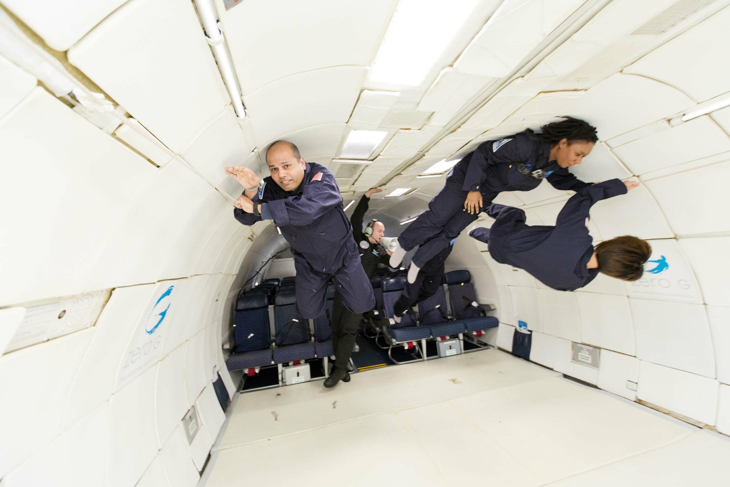 I floated in zero-g with former astronaut Scott Kelly
