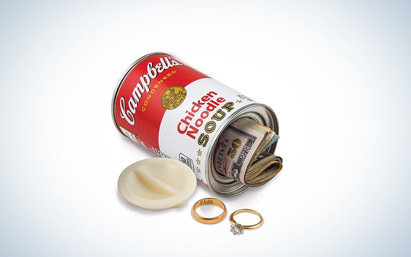 Hide your valuables in a fake Campbell’s soup can