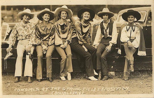 Cowgirls rodeo attire
