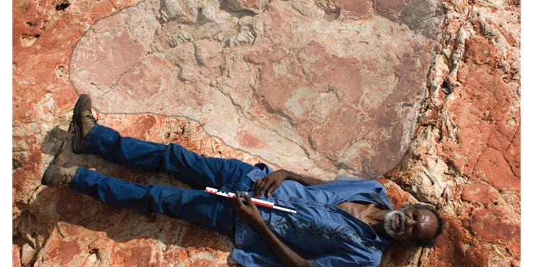 To save their land, they unveiled the world’s biggest dinosaur footprint