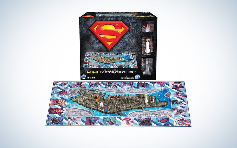 Superman Metropolis 4D Puzzle Cityscape
