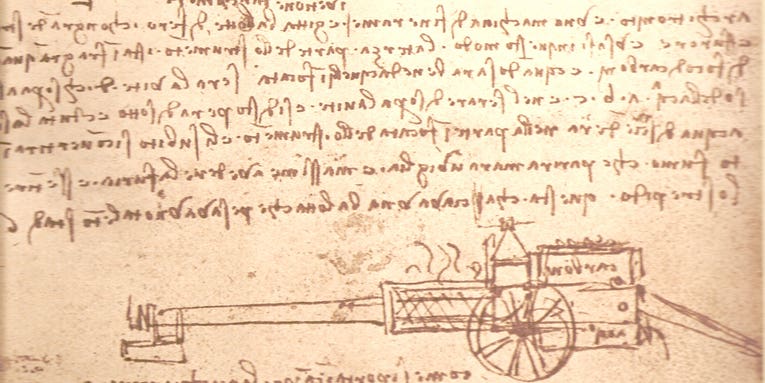 How to build a steam-powered cannon invented by Da Vinci