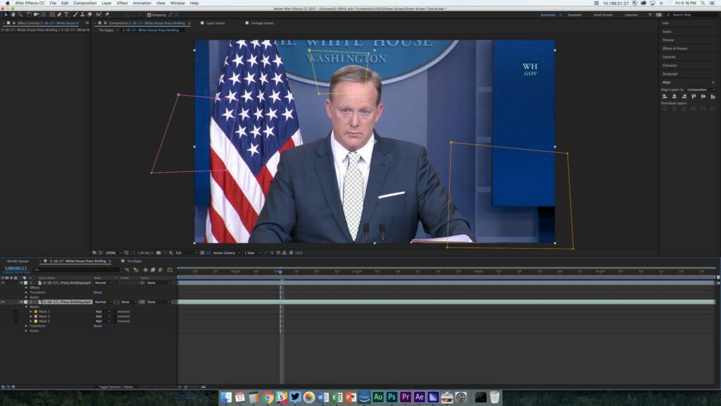 Sean Spicer with layers