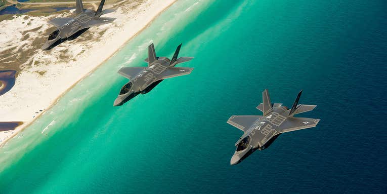 You can’t replace the F-35 with an F-18 any more than you can replace an aircraft carrier with a cruise ship