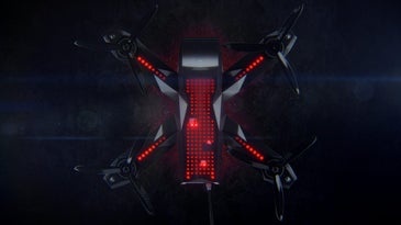 Overhead view for Racer3 drone