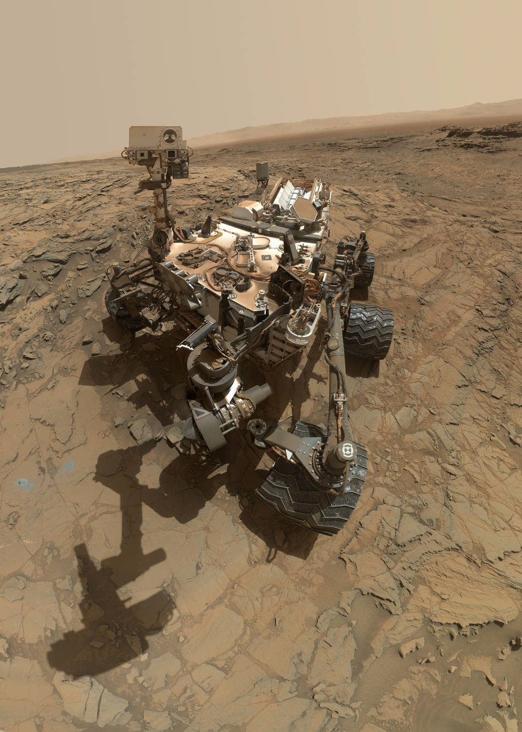 The Curiosity Mars rover’s wheels are starting to break