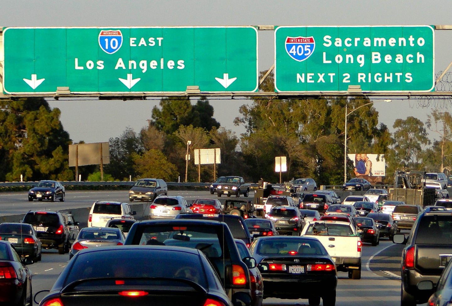 traffic jam in L.A.